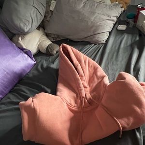 pink crop top sweater